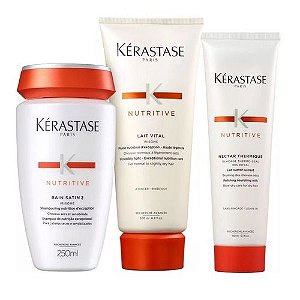 Kérastase Nutritive Bain Satin 2 - 250/Cond 200/Leavein 150