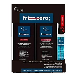 Truss Frizz Zero-Kit Shampoo 300ml/Condicionador300ml/Mini
