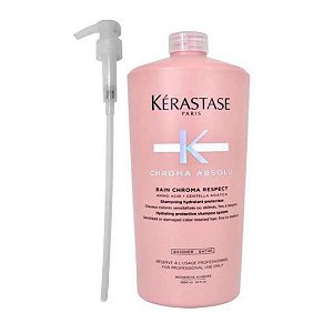 Kérastase Chroma Absolu - Shampoo Bain Chroma Respect 1lt