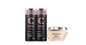 Truss / Kérastase Curly Shampoo+Condicionador+Máscara Beurre