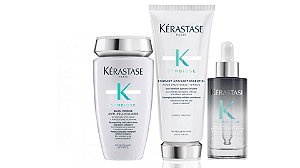 Kérastase Symbiose Shampoo Condicionador e Sérum Anticaspa