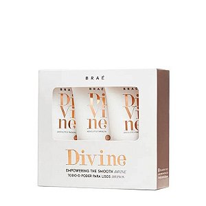 Braé Kit Miniatura Divine Shampoo e Condicionador 60ml + Máscara 60g