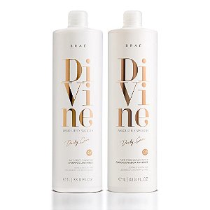 Braé Kit Shampoo e Condicionador Anti frizz Divine 1lt