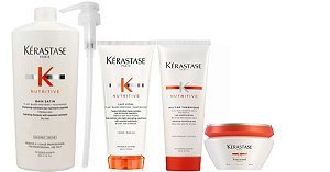 Kérastase Nutritive Shampoo Satin1L/Cond/Másc.Grossos/Thermi