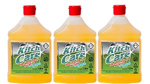 Kitch Care 3 Detergentes Desincrustante Alcalino – 1 Litro