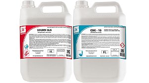 Spartan Golden Glo Detergente 5L + CDC-10 Desinfetante - 5L