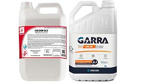 Spartan Golden Glo Detergente e Oleak Desinfetante Chlor 5L