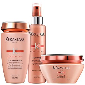 Kit Kérastase Discipline  Shampoo + Máscara + Leave-in