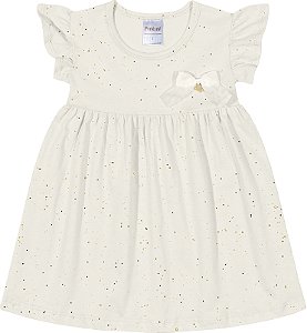 Fantoni Vestido Meia Malha Fio Penteado C/brilho (40553)