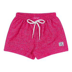 Fantoni Shorts Moletinho Ecologico Jeans Pink (30247)