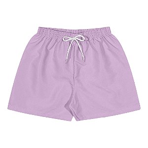 Fantoni Shorts Tactel Acqua Print Lilás (40250)