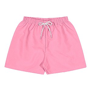 Fantoni Shorts Tactel Acqua Print Rosa Claro (40250)