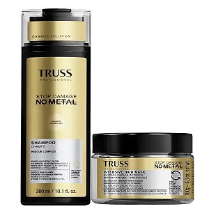 Truss Stop Damage No Metal Shampoo 300ml + Máscara 180g
