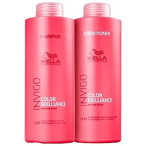 Wella Invigo Color Brilliance Shampoo 1L + Condicionador 1L
