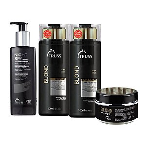 Truss Blond Sh 300ml + Cd 300ml + Mask 180g + Night Spa