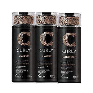 Truss Curly (2)Shampoo 300ml + (1)Condicionador 300ml