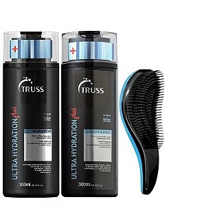 Truss Ultra Hydration Plus Shampoo 300ml + Condicionador 300ml + Brinde - Escova Mágica