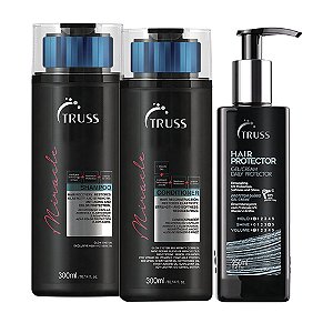 Truss Miracle Sh 300ml + Cd 300ml + Hair Protector