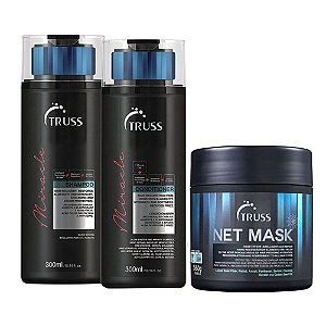 Truss Miracle Sh 300ml + Cd 300ml + Net Mask 550g