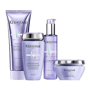 Kérastase Blond Absolu Ultra-Violet Sh 250ml + Cicaflash 250ml + Másc. 200g + Cicaplasme