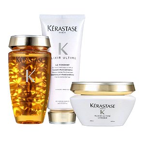 Kérastase Elixir Ultime Sh 250ml + Cd 200ml + Másc. 200g