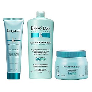 Kérastase Résistance Force Architecte Sh1L + Masc.500g + Ciment Therm.