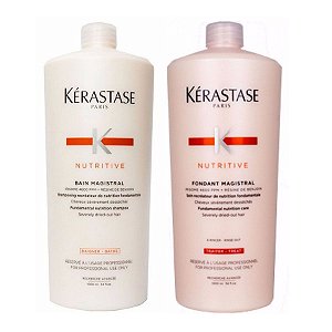Kérastase Nutritive Magistral Shampoo 1L + Condicionador 1L