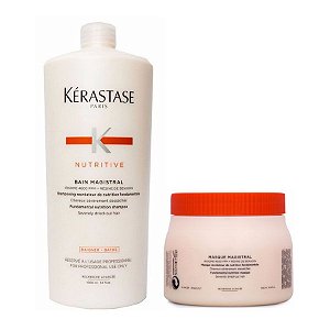 Kérastase Nutritive Magistral Shampoo 1L + Máscara 500g
