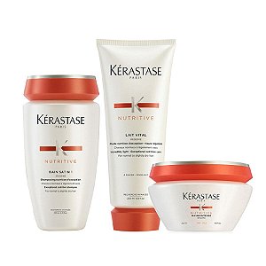 Kérastase Nutritive Bain Satin 1 250ml + Cd 200ml + Grossos 200g