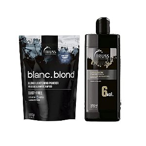 Truss Blanc Blond Pó Desc. 500g + Emulsão Reveladora Vol.6