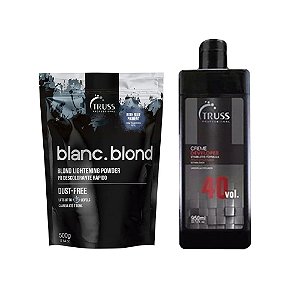 Truss Blanc Blond Pó Desc. 500g + Água Oxigenada Vol.40