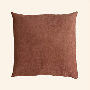 Kit 3 capas de almofadas linho rosa envelhecido