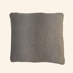 Kit 2 capas de almofadas cinza toque plush pelinho