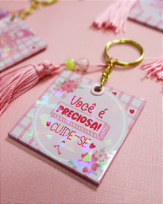 Chaveiro • Outubro Rosa • Preciosa
