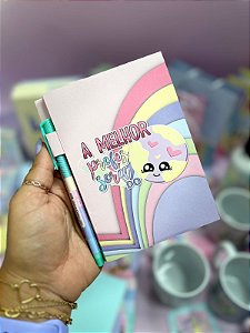 Bloquinho com Caneta Corujinha