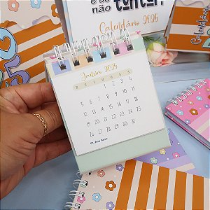 Mini Calendário 2025 - UAU