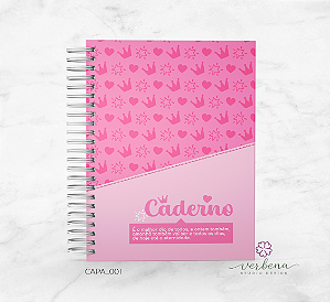 Caderno Pink Girl