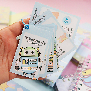Chaveiro Tabuada Robô