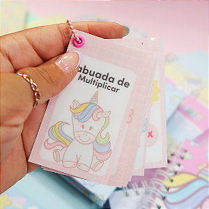 Chaveiro Tabuada Unicórnio