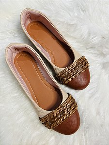 Sapatilha bico redondo