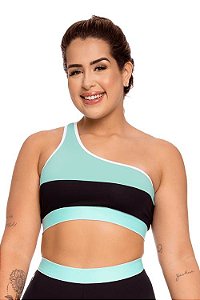 Top fitness luxo conncection um ombro
