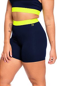 Short luxo confort com elástico neon