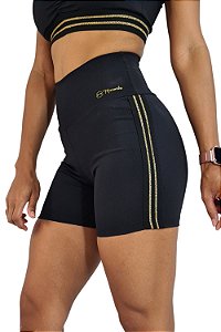 Short luxo madri black gold