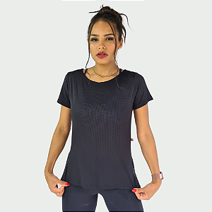 Blusa tapa bumbum dray fit preta