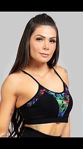 Top luxo tule color