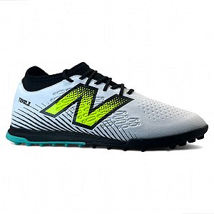 Chuteira Society New Balance Tekela Magique Tf V4 Branco Lançamento