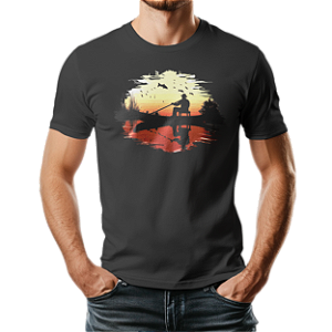Camiseta Casual 100% Algodão