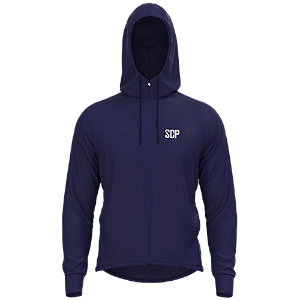 Jaqueta Corta Vento Sodpesca com Capuz Azul Marinho