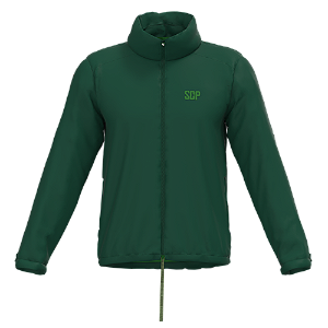 Jaqueta Forrada Sodpesca Com Capuz Verde