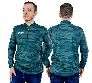 CAMISA DE PESCA DOURADO 1 MASCULINA + BANDANA GRÁTIS